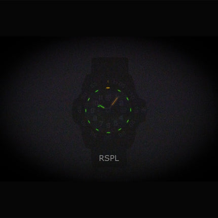 Luminox Navy Seal Rubber Strap Black Dial Quartz Diver's XS.3501.F 200M Men's Watch