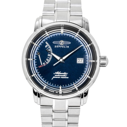 Zeppelin Atlantic Stainless Steel Blue Dial Automatic 8462MB3 Men's Watch