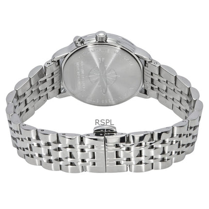 Zeppelin LZ14 Marine Moonphase Stainless Steel Ice Blue Dial Quartz 8637M3 Women's Watch