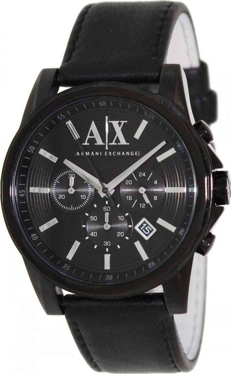 Armani Exchange Chronograph Black Dial AX2098 Mens Watch - DownUnderWatches