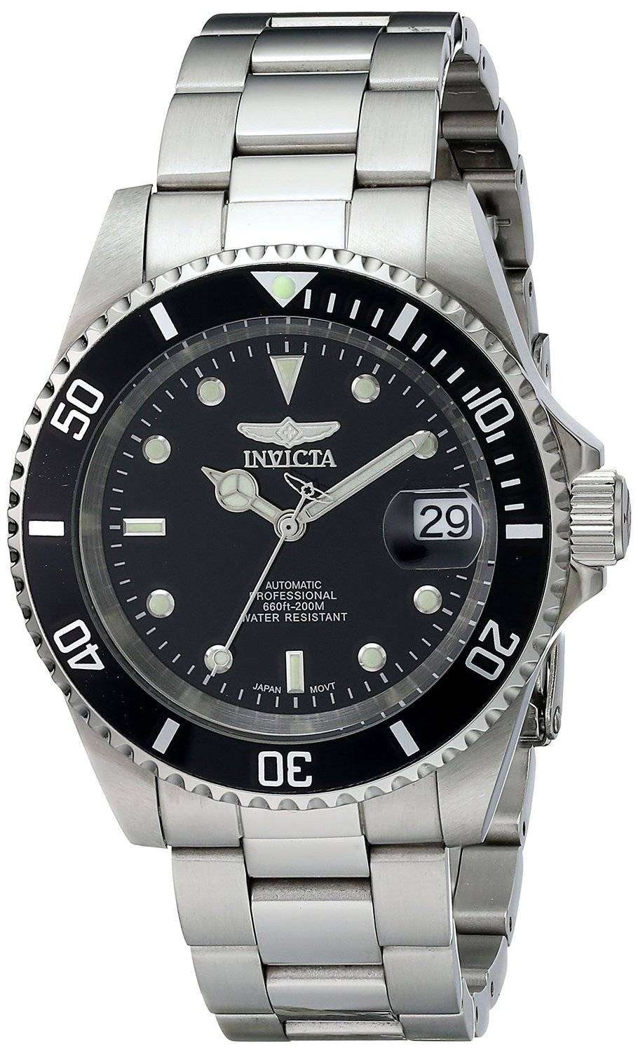 Invicta Automatic Pro Diver 200M Black Dial INV8926OB/8926OB Mens Watch ...