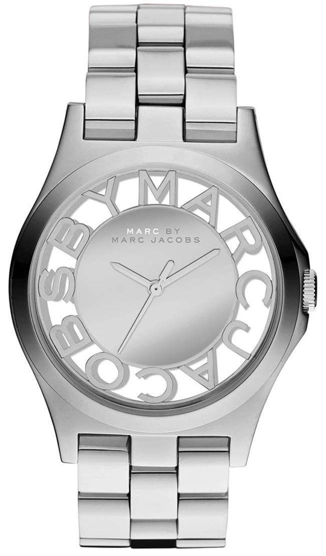 Marc By Marc Jacobs Henry Skeleton Silver Dial MBM3205 Womens Watch ...