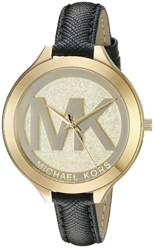 Michael Kors Slim Runway Gold Dial MK2392 Womens Watch