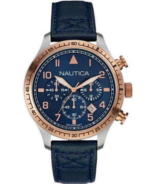 Nautica Sports Navy Dial Chronograph NAI17500G Men's Watch