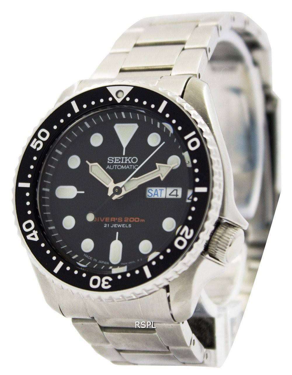 Seiko Automatic Diver's 200M Oyster Strap SKX007J3-Oys Men's Watch ...