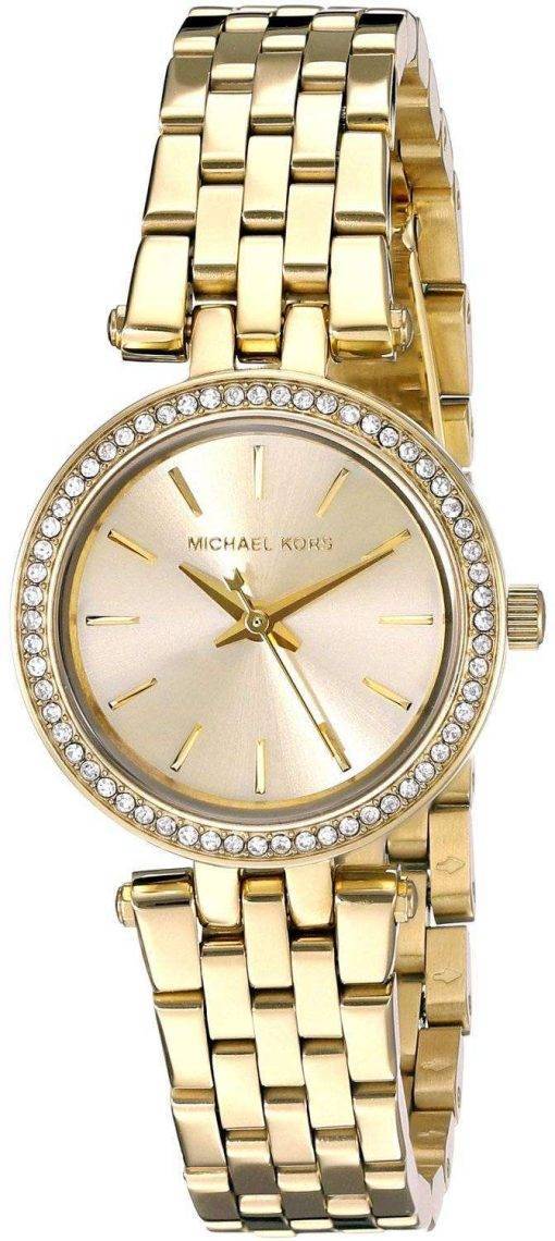 Michael Kors Mini Darci Swarovski Crystals Gold Tone MK3295 Women's Watch