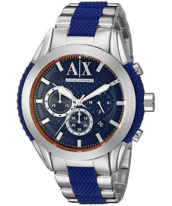 Armani Exchange Quartz Chronograph Blue Dial AX1386 Men's Watch ...