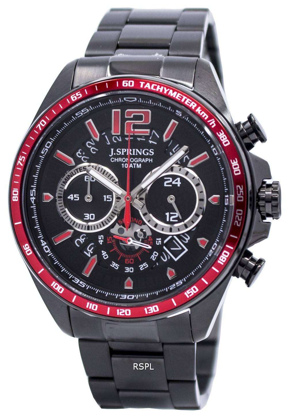 J.Springs by Seiko Motor Sports Chronograph 100M BFJ003 Men's Watch ...