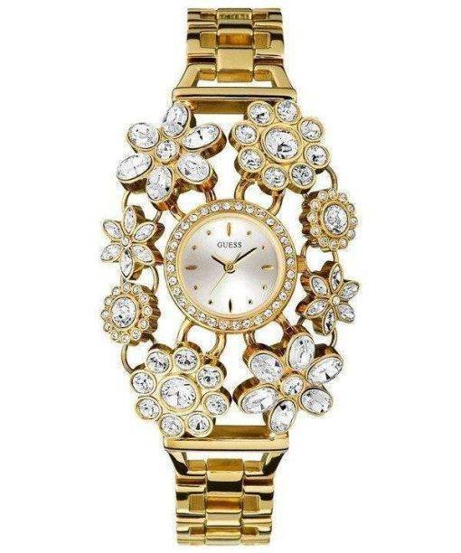 Guess Gold Tone Crystal Bouquet Quartz U0138L2 Women's Watch