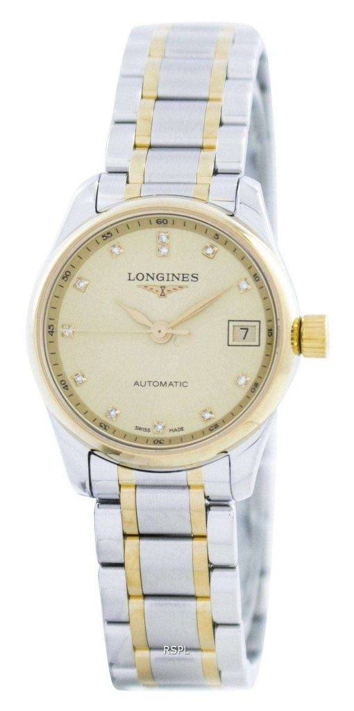 Longines Master Collection Automatic Diamond Accent L2.128.5.37.7 Womens Watch