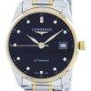 Longines Master Collection Automatic Diamond Accent L2.518.5.57.7 Mens Watch