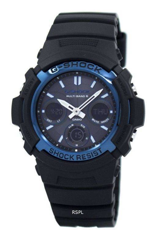 Casio G-Shock Atomic Multi Band 6 Analog-Digital AWG-M100A-1A Men's Watch