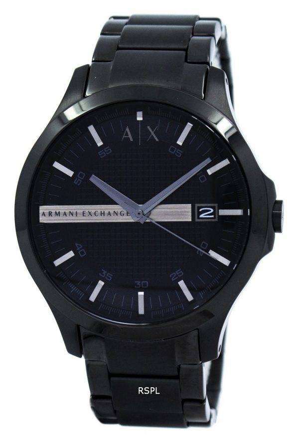 Armani Exchange Black Dial Stainless Steel AX2104 Mens Watch ...
