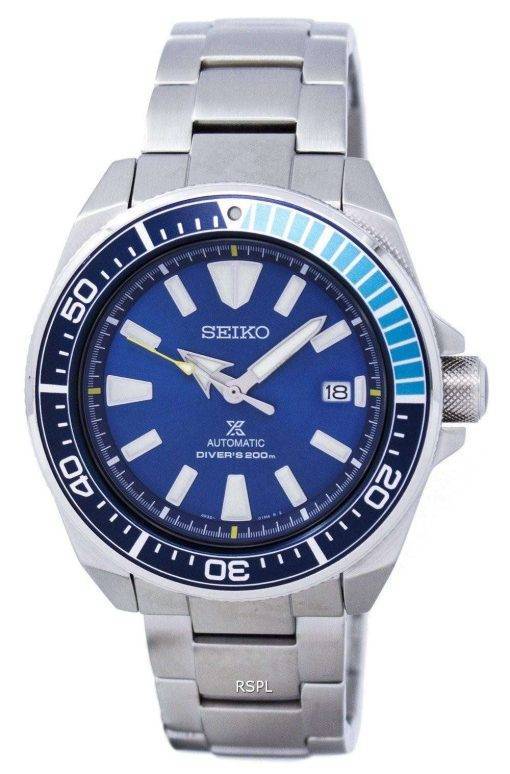 Seiko Prospex "BLUE LAGOON" Samurai Automatic Diver's 200M SRPB09 SRPB09K1 SRPB09K Men's Watch