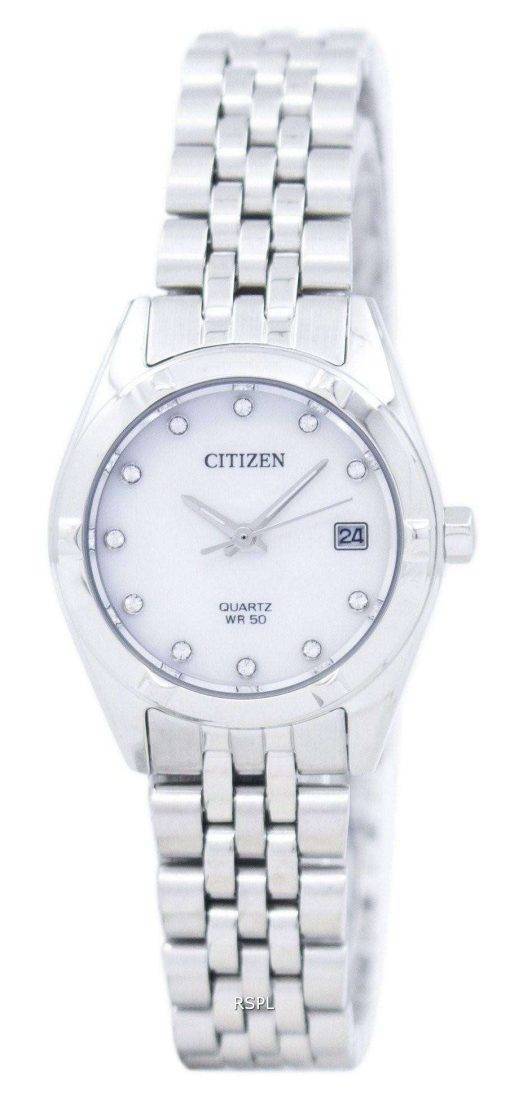 Citizen Analog Quartz Diamond Accent EU6050-59D Women's Watch
