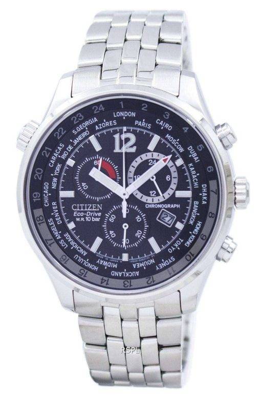 Citizen Eco Drive Chronograph World Time AT0360-50E AT0360 Men's Watch