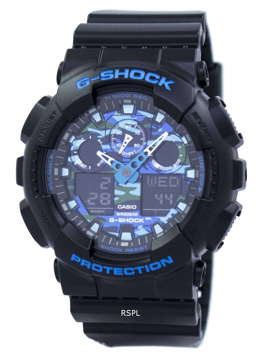 Casio G-Shock Analog Digital GA-100CB-1A Mens Watch - DownUnderWatches
