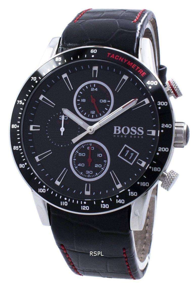 Hugo Boss Rafale Chronograph Tachymeter Quartz 1513390 Men's Watch ...