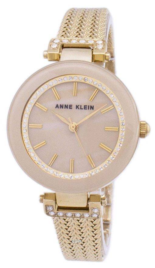 Anne Klein Quartz Diamond Accents 1906TMGB Women's Watch