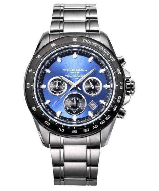 Aries Gold Inspire Drifter Chronograph Quartz G 7001 SBK-BU Men's Watch