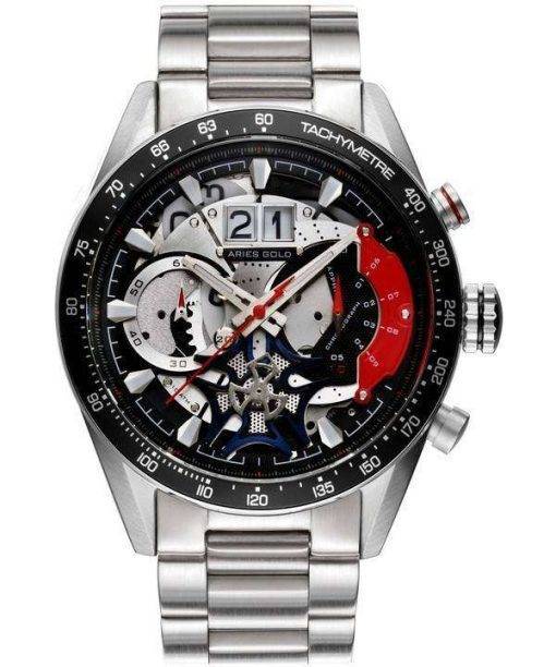 Aries Gold Inspire Jolter Quartz G 7008 S-BK Men's Watch