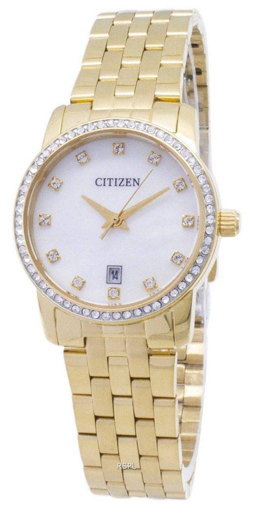 Citizen Quartz EU6032-51D Analog Diamond Accents Women's Watch