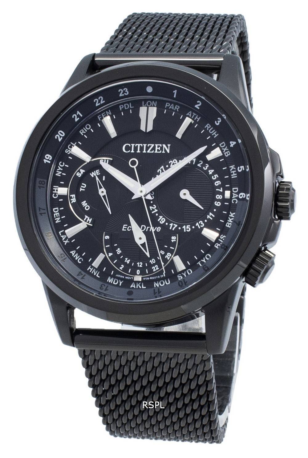 Citizen Calendrier Eco-Drive BU2025-76E Chronograph World Time Men's