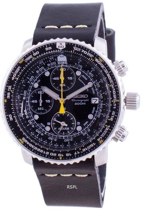 Seiko Pilot's Flight SNA411P1-VAR-LS14 Quartz Chronograph 200M Men's Watch