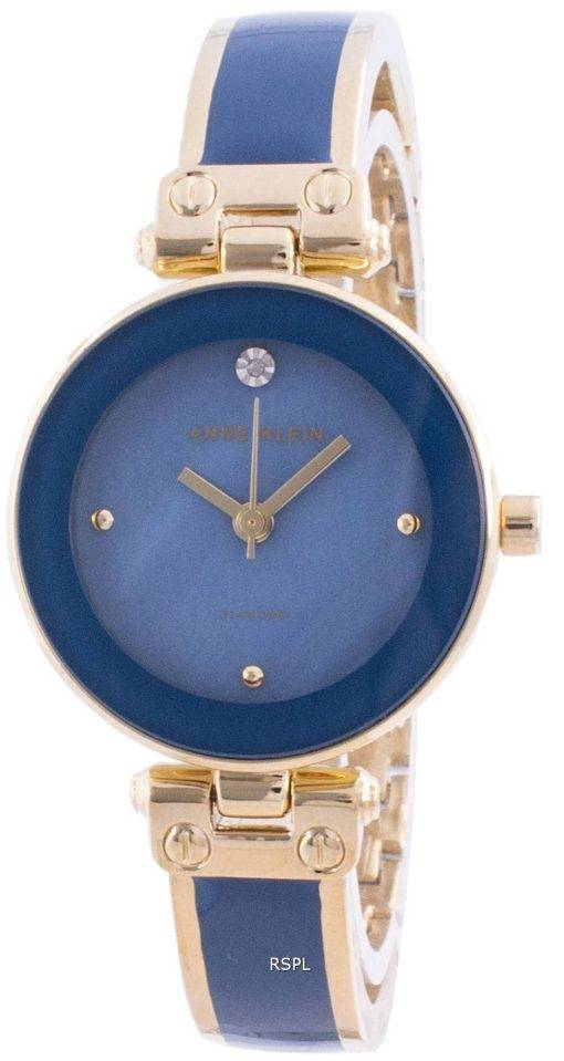 Anne Klein 1980BLGB Quartz Diamond Accents Women's Watch