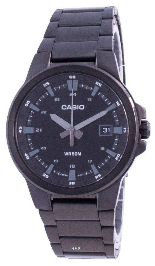 Casio Analog Black Dial Stainless Steel MTP-E173B-1A MTPE173B-1 Mens Watch