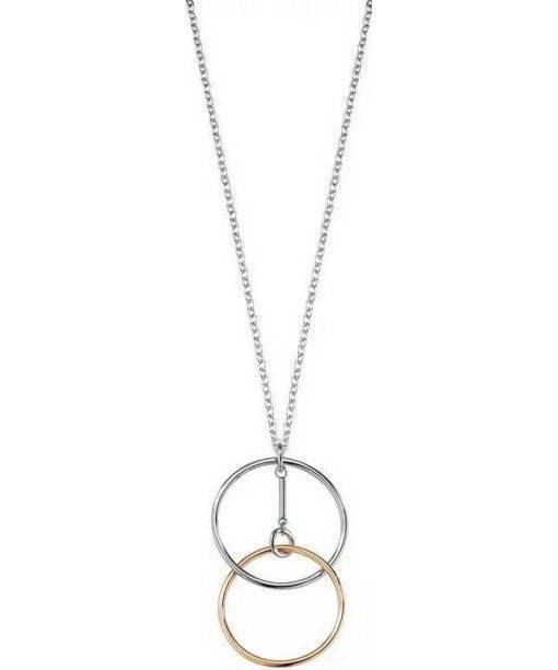 Morellato Cerchi Stainless Steel PVD Rose Gold Tone SAKM12 Womens Necklace