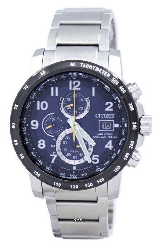 Refurbished Citizen Eco-Drive Radio Controlled Chronograph AT8124-91L 200M Men's Watch