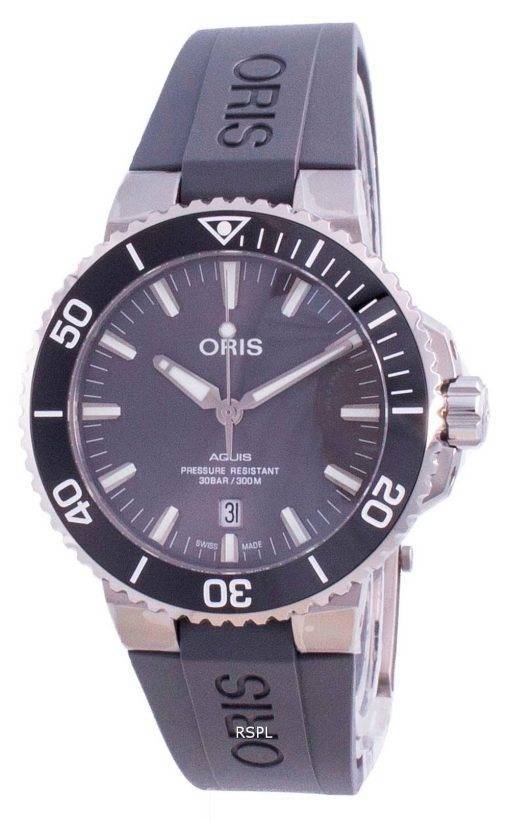 Oris Aquis Date Automatic Diver's Titanium 01-733-7730-7153-07-4-24-63TEB 300M Men's Watch