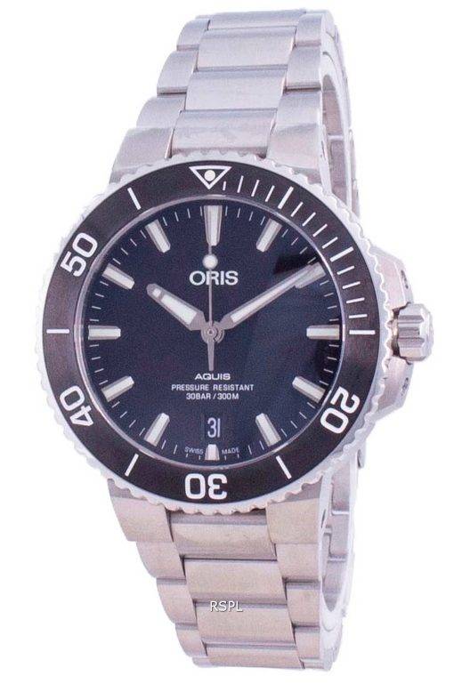 Oris Aquis Date Automatic Diver's 01-733-7732-4124-07-8-21-05EB 300M Men's Watch