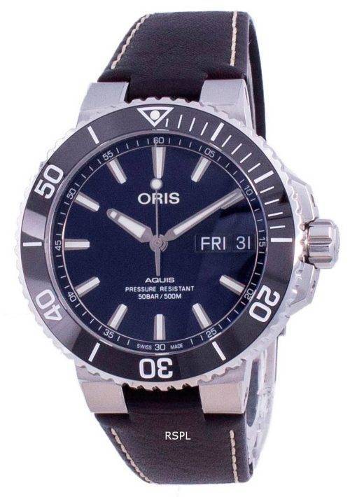 Oris Aquis Big Day Date Automatic Diver's 01-752-7733-4135-07-5-24-10EB 500M Men's Watch