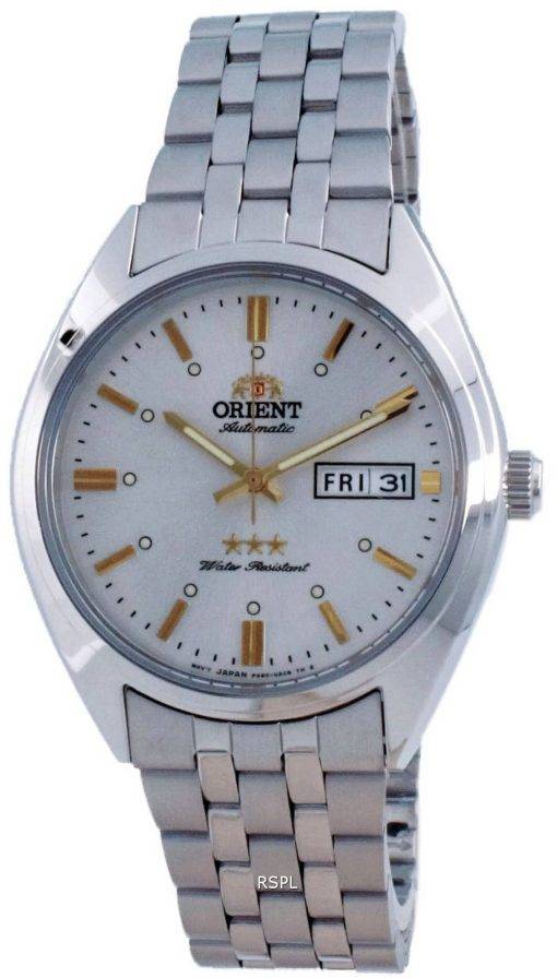 Orient 3 Star White Dial Automatic RA-AB0E10S19B 100M Men's Watch