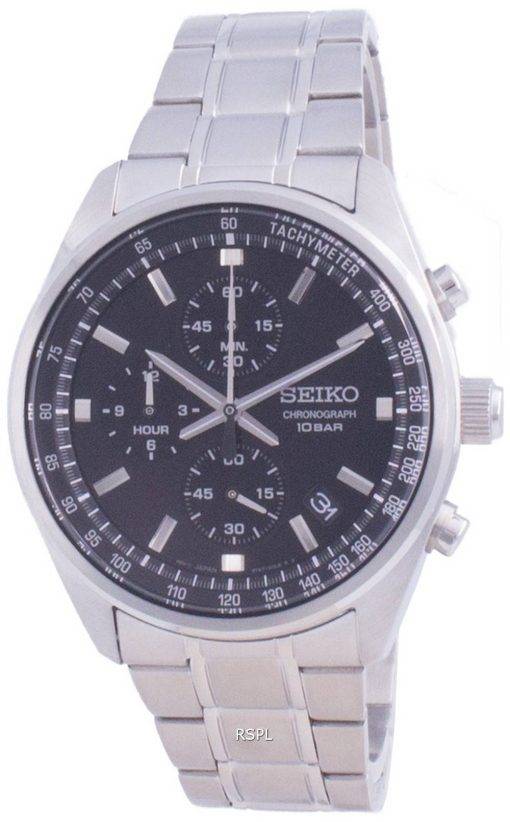 Seiko Chronograph Quartz SSB379 SSB379P1 SSB379P 100M Men's Watch