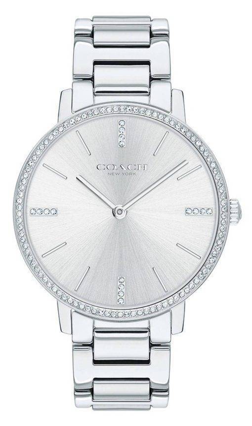 Coach Audrey Crystal Accents Stainless Steel Quartz 14503353 Womens Watch