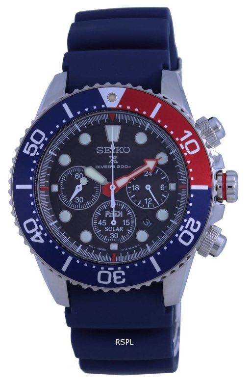 Seiko Prospex Padi Special Edition Chronograph Diver's Solar SSC785 SSC785P1 SSC785P 200M Men's Watch