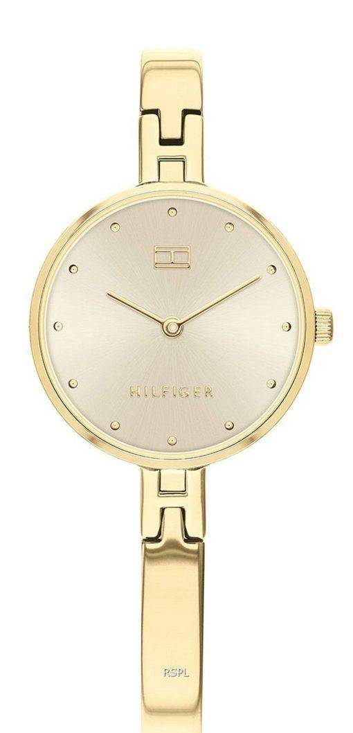 Tommy Hilfiger Kit Gold Tone Dial Stainless Steel Quartz 1782135 Womens Watch