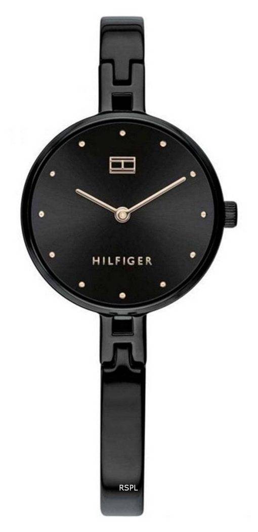 Tommy Hilfiger Kit Black Dial Stainless Steel Quartz 1782136 Womens Watch