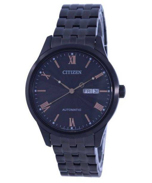 Citizen Black Dial Stainless Steel Automatic NH7505-84E Men's Watch