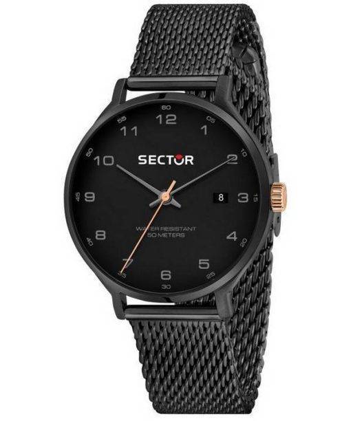 Sector 370 Black With Sandblast Dial Quartz R3253522005 Men's Watch