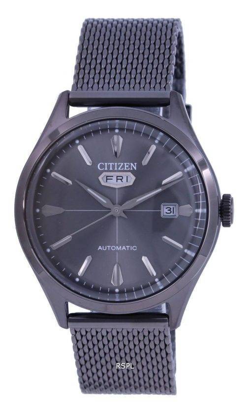 Citizen C7 Grey Dial Stainless Steel Automatic NH8397-80H Mens Watch