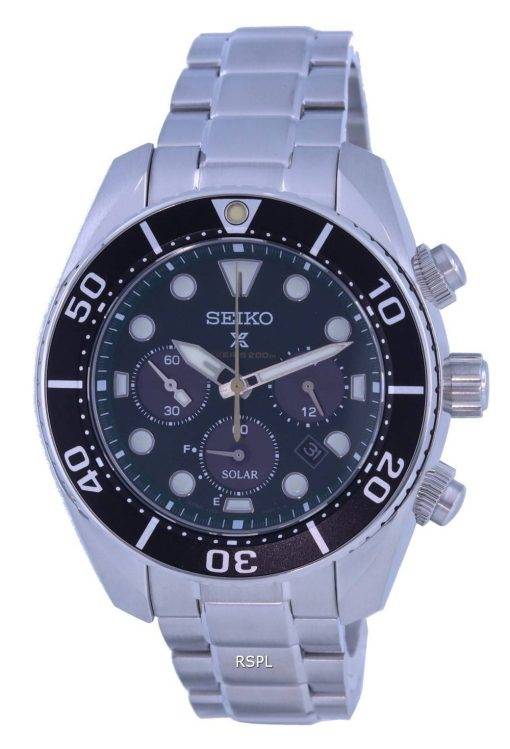 Seiko Prospex Padi Sumo Limited Edition Chronograph Solar Divers SSC807 SSC807J1 SSC807J 200M Mens Watch