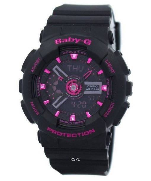 Casio Baby-G World Time Analog-Digital BA-111-1A Women's Watch