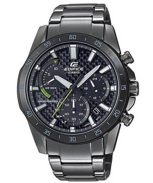 Casio Edifice Chronograph Analog Solar EQS-930DC-1A EQS930DC-1 100M Men's Watch