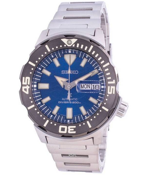 Seiko Prospex Automatic Diver's Monster Save The Ocean SRPE09 SRPE09J1 ...