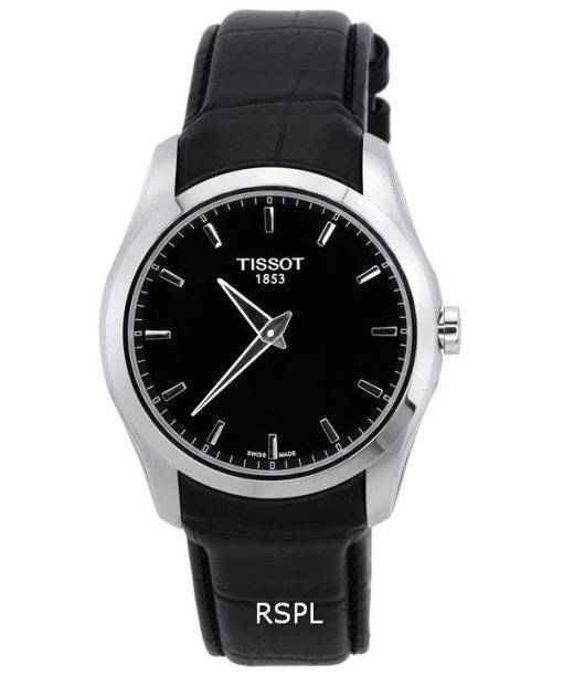 Tissot T-Classic Couturier Secret Date Black Dial Quartz T035.446.16.051.00 T0354461605100 100M Men's Watch