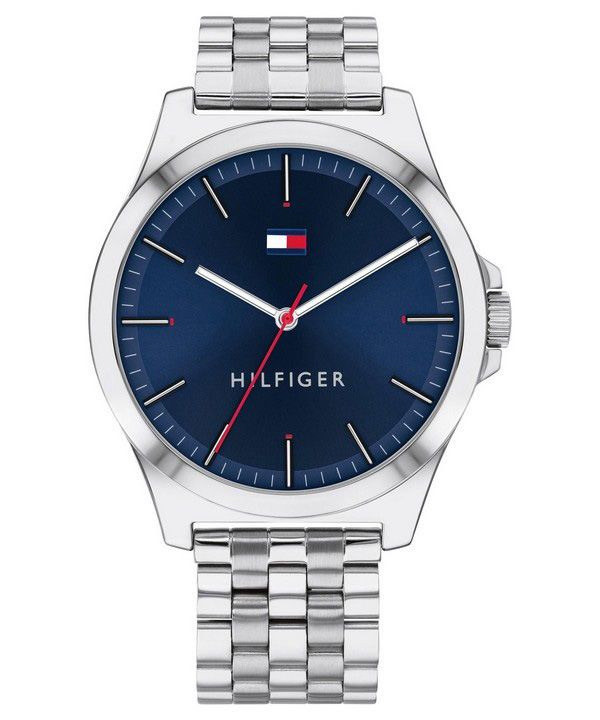Tommy Hilfiger Barclay Stainless Steel Blue Dial Quartz 1791713 Mens Watch